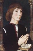 Hans Memling, A Young Man at Prayer